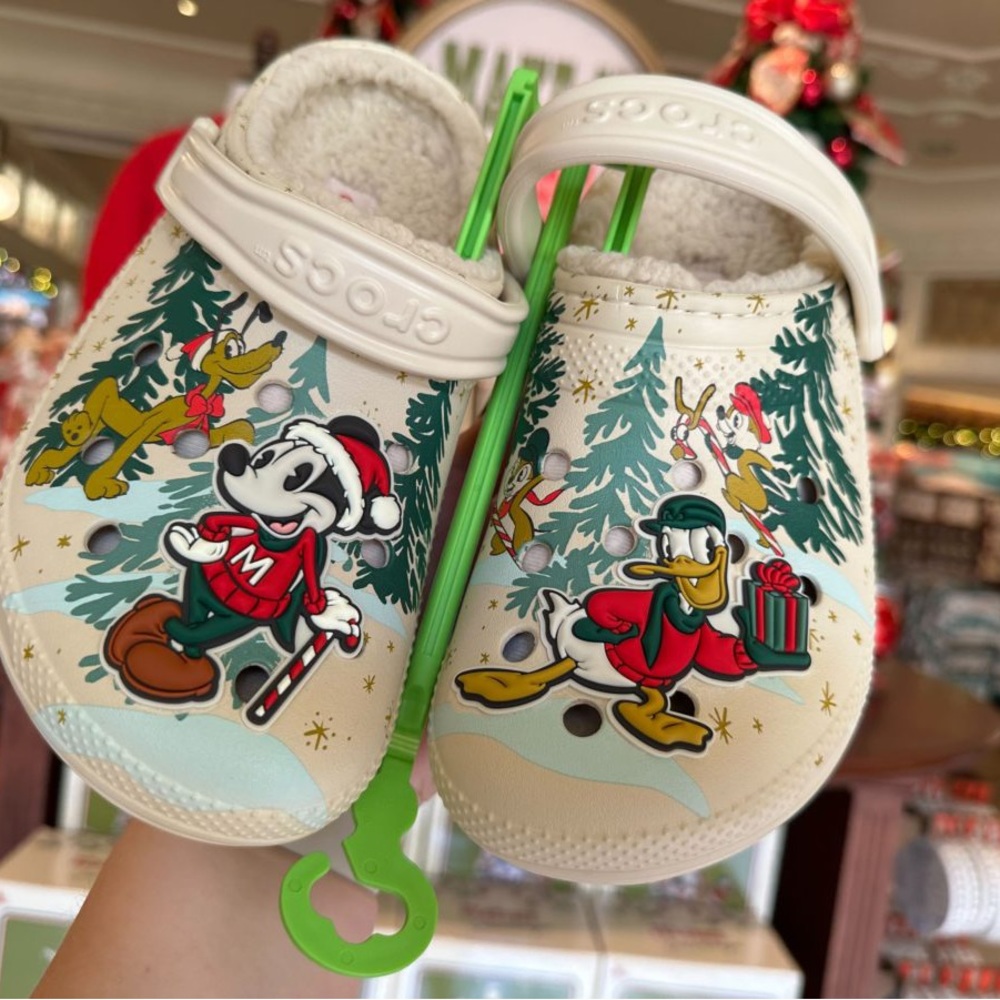 Disney Parks Mickey Mouse and Friends Disney Holiday Clogs for Adults by Crocs - Picture 5 of 6